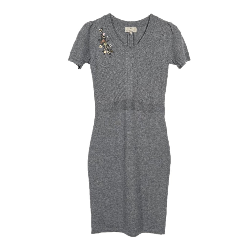 Essentiel Antwerp Fitted Sweater Dress With Sequin Details Size Medium